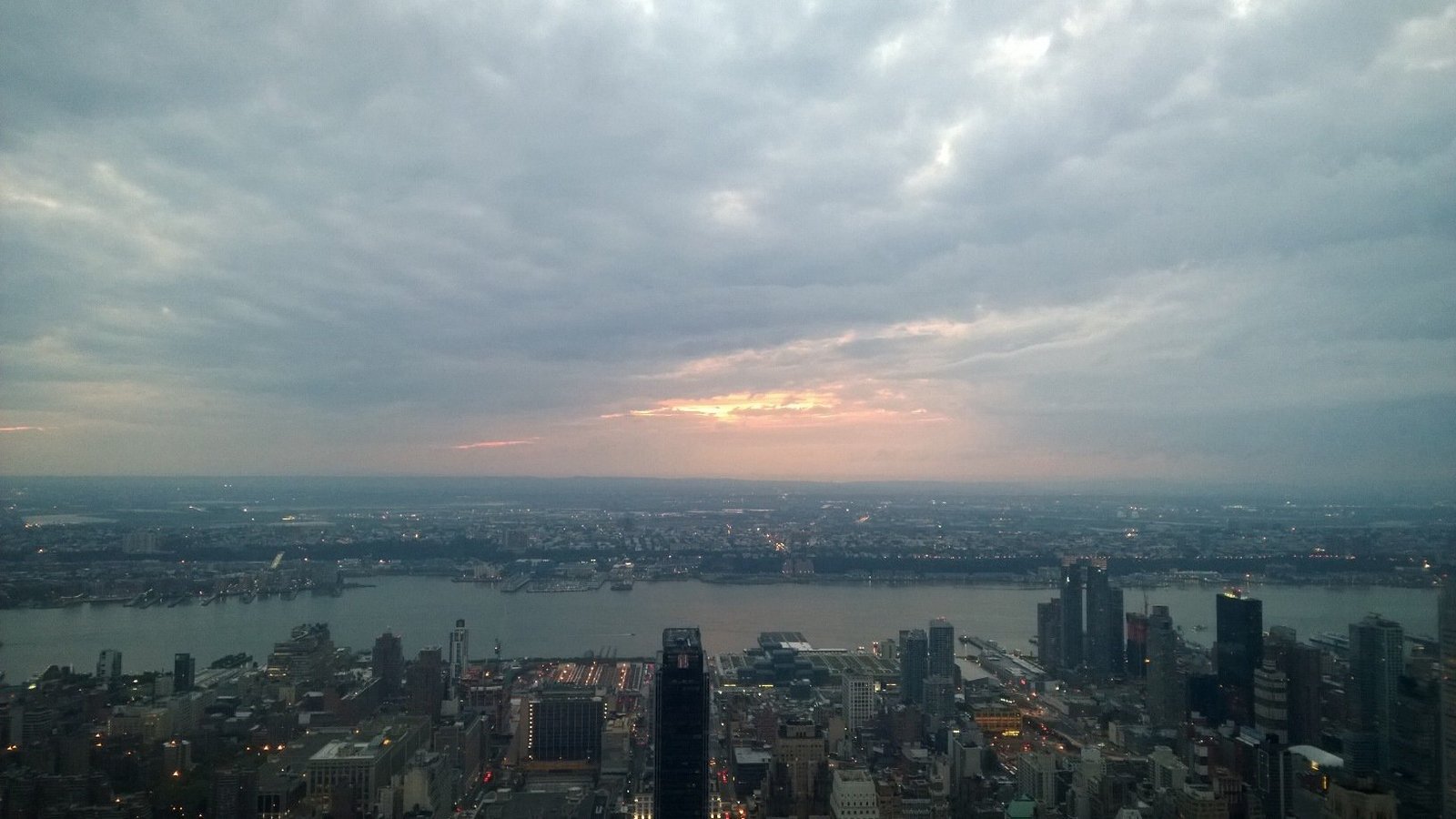 Wonderful Manhattan skyline view from the 86th floor of the Empire State Building, taken with the Lumia 1520's mighty camera.